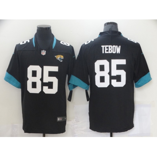 Men's Jacksonville Jaguars 85 Tim Tebow Nike Black 2021 Alternate Limited Jersey