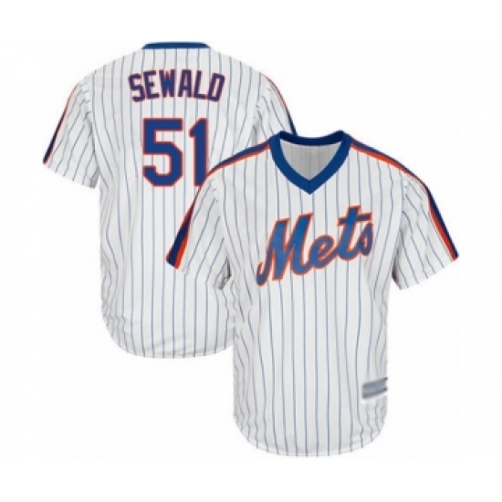 Youth New York Mets 51 Paul Sewald Authentic White Alternate Cool Base Baseball Player Jersey