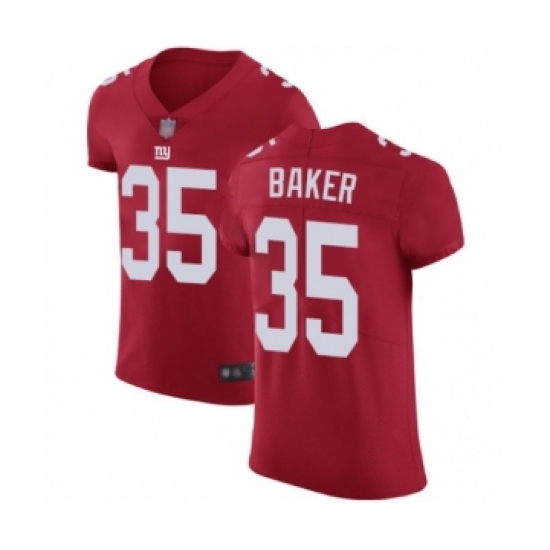 Men's New York Giants 35 Deandre Baker Red Alternate Vapor Untouchable Elite Player Football Jersey