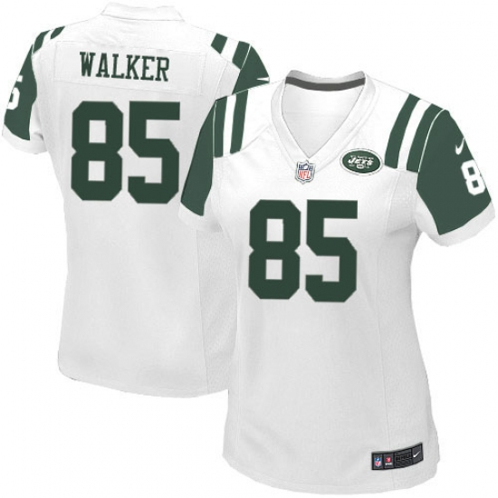 Women's Nike New York Jets 85 Wesley Walker Game White NFL Jersey