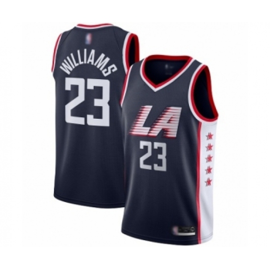 Women's Los Angeles Clippers 23 Lou Williams Swingman Navy Blue Basketball Jersey - City Edition