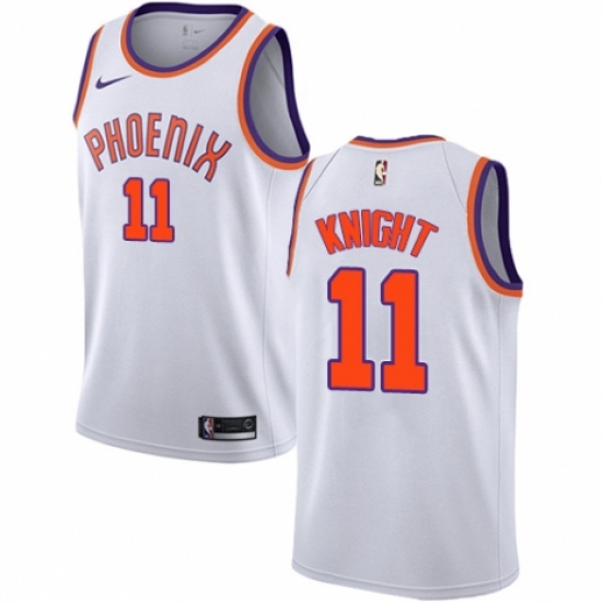 Men's Nike Phoenix Suns 11 Brandon Knight Swingman NBA Jersey - Association Edition