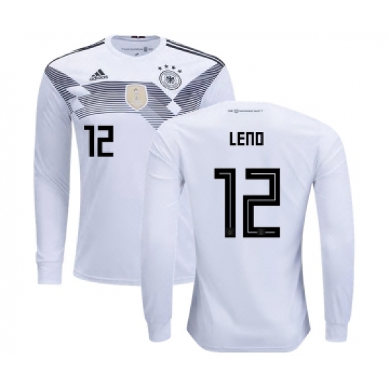 Germany 12 Leno Home Long Sleeves Kid Soccer Country Jersey