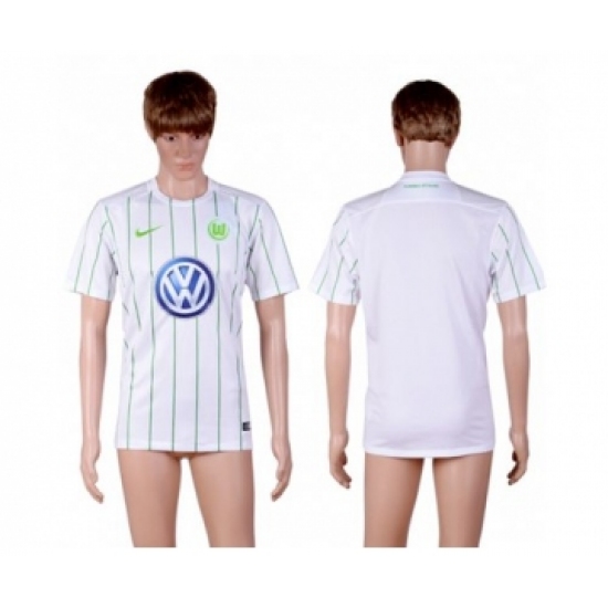 Wolfsburg Blank Away Soccer Club Jersey