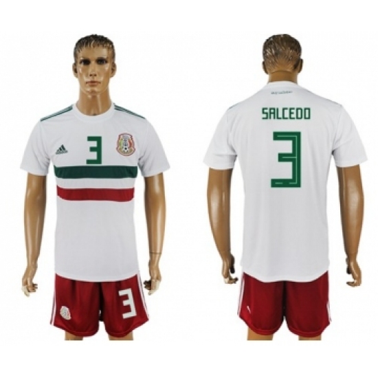 Mexico 3 Salcedo Away Soccer Country Jersey