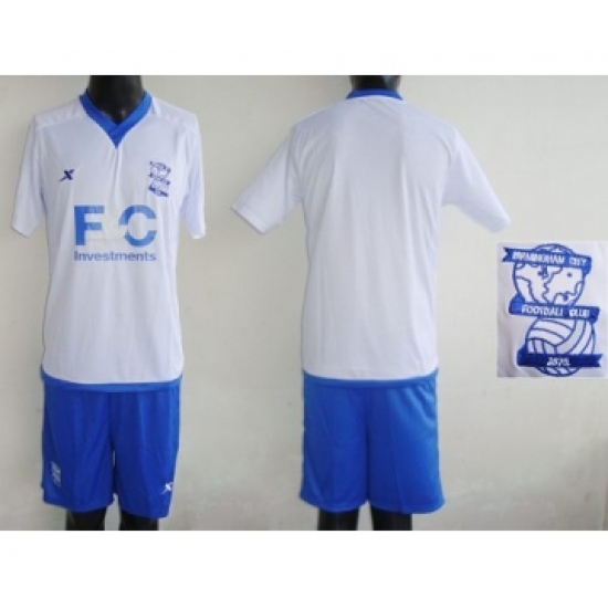 Birmingham City Blank White Away Soccer Club Jersey