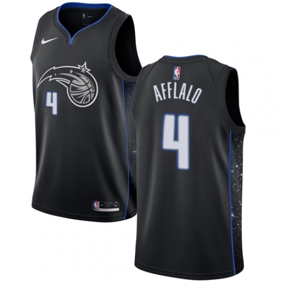 Women's Nike Orlando Magic 4 Arron Afflalo Swingman Black NBA Jersey - City Edition