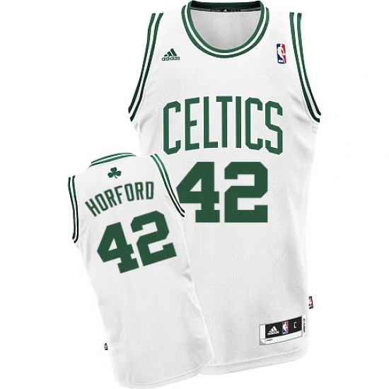 Women's Adidas Boston Celtics 42 Al Horford Swingman White Home NBA Jersey