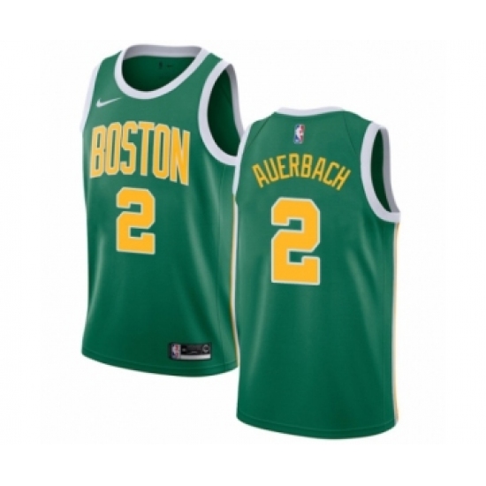 Youth Nike Boston Celtics 2 Red Auerbach Green Swingman Jersey - Earned Edition