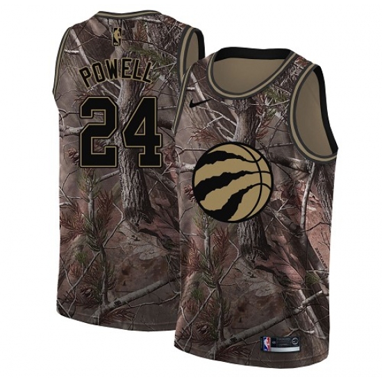 Women's Nike Toronto Raptors 24 Norman Powell Swingman Camo Realtree Collection NBA Jersey