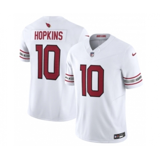 Men's Arizona Cardinals 10 DeAndre Hopkins White Vapor Untouchable F.U.S.E. Limited Stitched Football Jersey