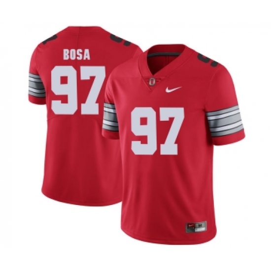 Ohio State Buckeyes 97 Joey Bosa Red 2018 Spring Game College Football Limited Jersey