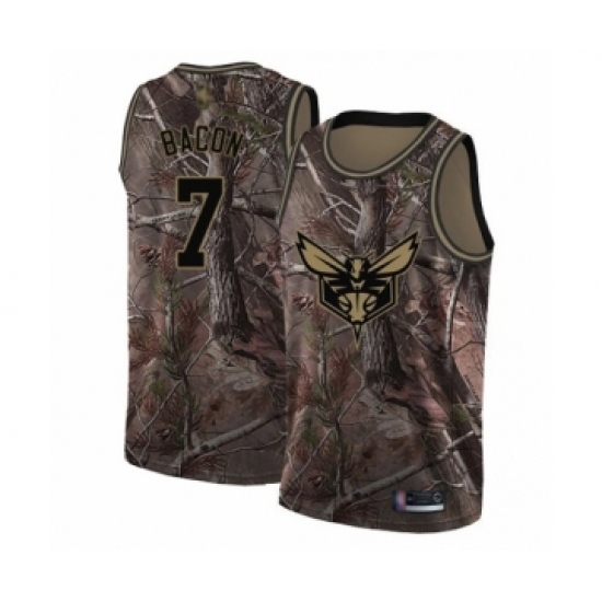 Women's Charlotte Hornets 7 Dwayne Bacon Swingman Camo Realtree Collection Basketball Jersey