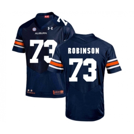 Auburn Tigers 73 Greg Robinson Navy College Football Jersey