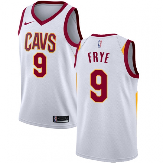 Youth Nike Cleveland Cavaliers 9 Channing Frye Swingman White NBA Jersey - Association Edition