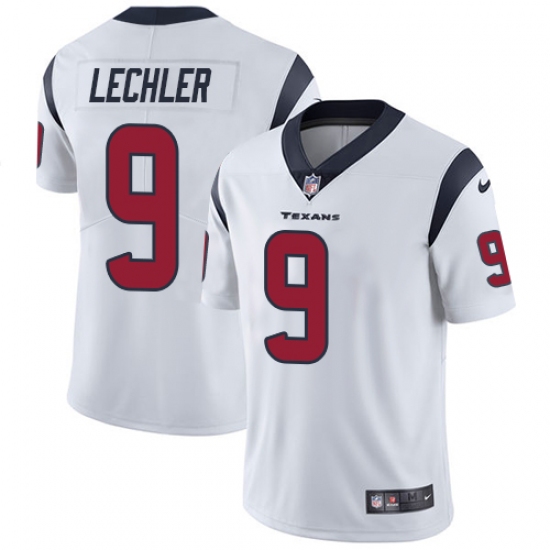 Youth Nike Houston Texans 9 Shane Lechler Elite White NFL Jersey