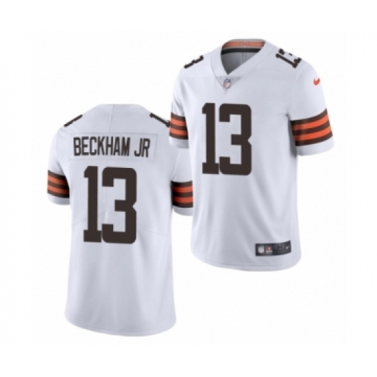 Cleveland Browns 13 Odell Beckham Jr White 2020 Vapor Limited Jersey