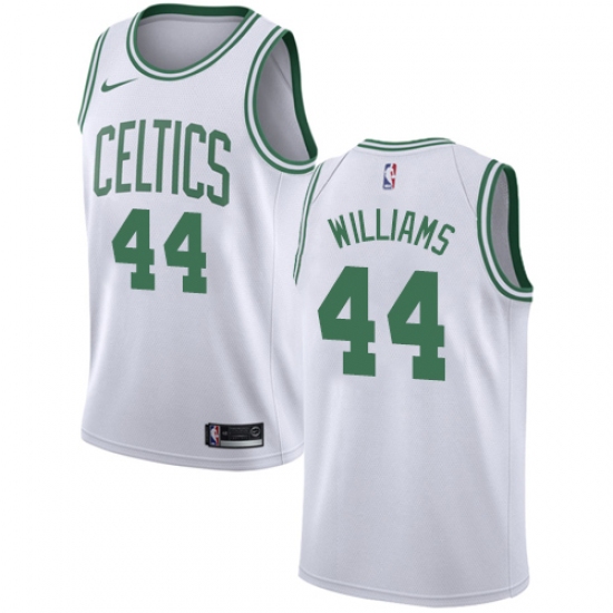 Men's Nike Boston Celtics 44 Robert Williams Swingman White NBA Jersey - Association Edition