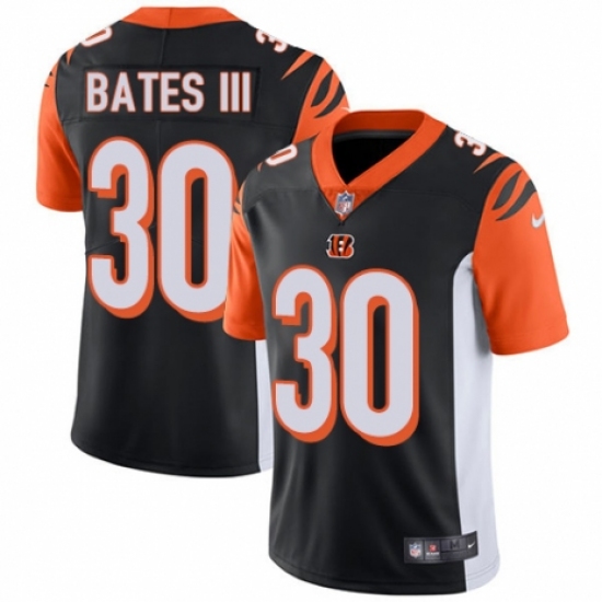 Youth Nike Cincinnati Bengals 30 Jessie Bates III Black Team Color Vapor Untouchable Limited Player NFL Jersey