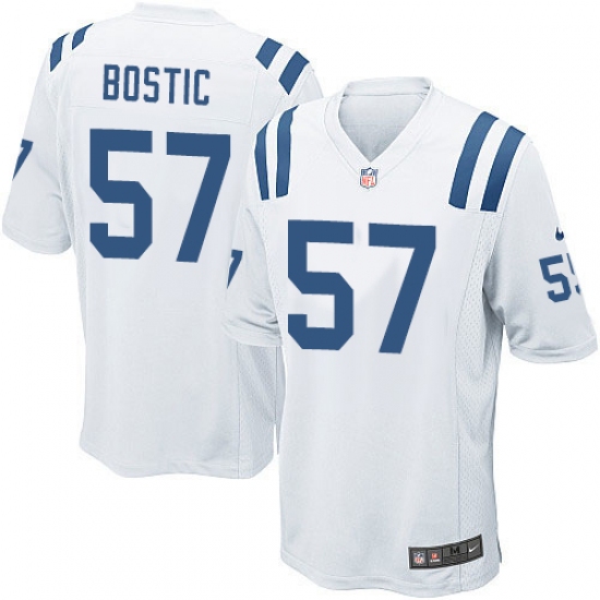 Men's Nike Indianapolis Colts 57 Jon Bostic Game White NFL Jersey