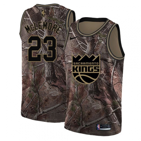 Men's Nike Sacramento Kings 23 Ben McLemore Swingman Camo Realtree Collection NBA Jersey