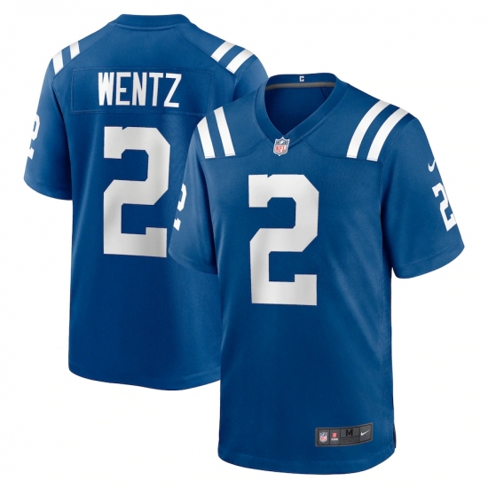 Youth Indianapolis Colts 2 Carson WentzBlue Nike Royal Player Limited Jersey