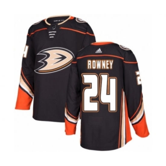 Youth Adidas Anaheim Ducks 24 Carter Rowney Premier Black Home NHL Jersey