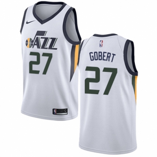 Youth Nike Utah Jazz 27 Rudy Gobert Authentic NBA Jersey - Association Edition