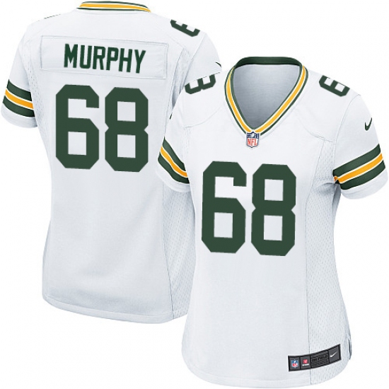 Women's Nike Green Bay Packers 68 Kyle Murphy Game White NFL Jersey