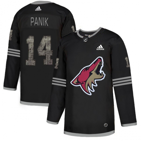 Men's Adidas Arizona Coyotes 14 Richard Panik Black Authentic Classic Stitched NHL Jersey