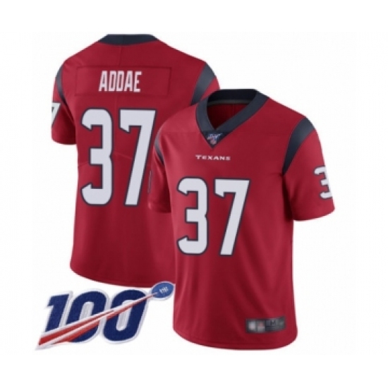 Youth Houston Texans 37 Jahleel Addae Red Alternate Vapor Untouchable Limited Player 100th Season Football Jersey