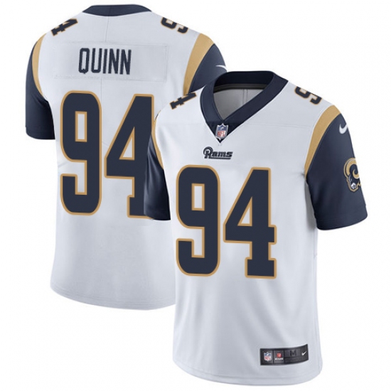 Men's Nike Los Angeles Rams 94 Robert Quinn White Vapor Untouchable Limited Player NFL Jersey