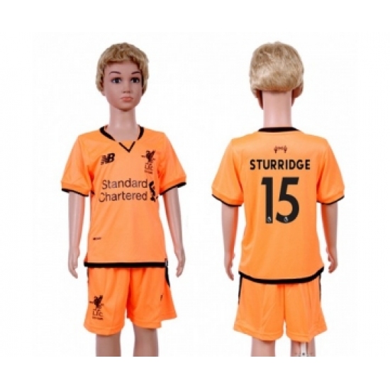 Liverpool 15 Sturridge Sec Away Kid Soccer Club Jersey