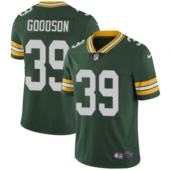 Youth Nike Green Bay Packers 39 Demetri Goodson Green Team Color Vapor Untouchable Limited Player NFL Jersey