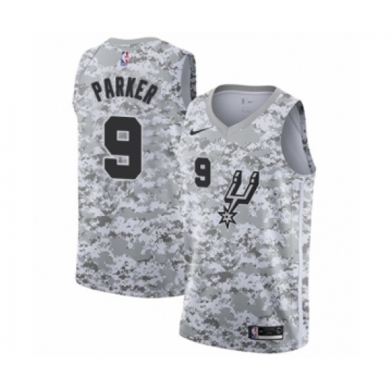 Youth San Antonio Spurs 9 Tony Parker White Swingman Jersey - Earned Edition