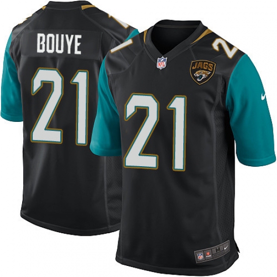 Men's Nike Jacksonville Jaguars 21 A.J. Bouye Game Black Alternate NFL Jersey