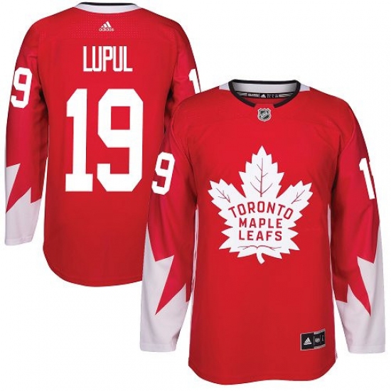 Youth Reebok Toronto Maple Leafs 19 Joffrey Lupul Authentic Red Alternate NHL Jersey