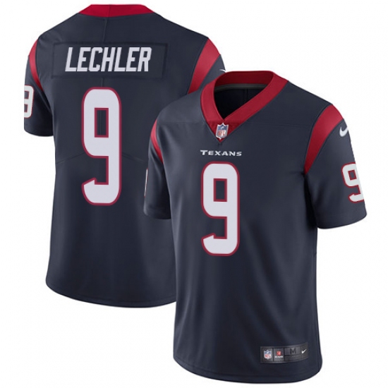 Youth Nike Houston Texans 9 Shane Lechler Elite Navy Blue Team Color NFL Jersey