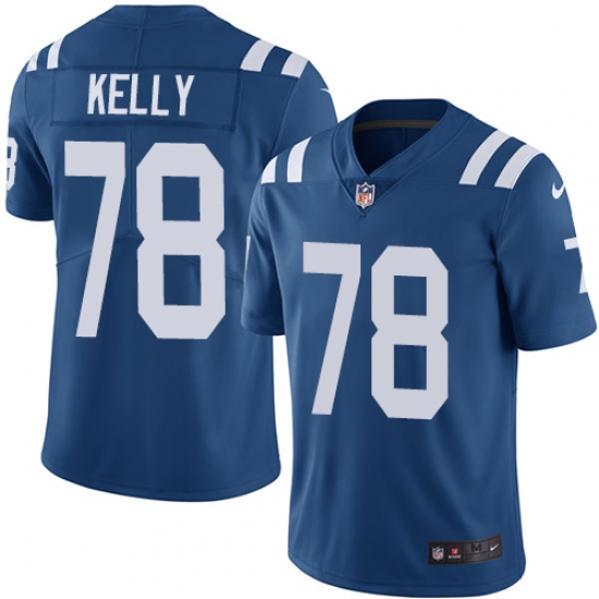Youth Nike Indianapolis Colts 78 Ryan Kelly Elite Royal Blue Team Color NFL Jersey