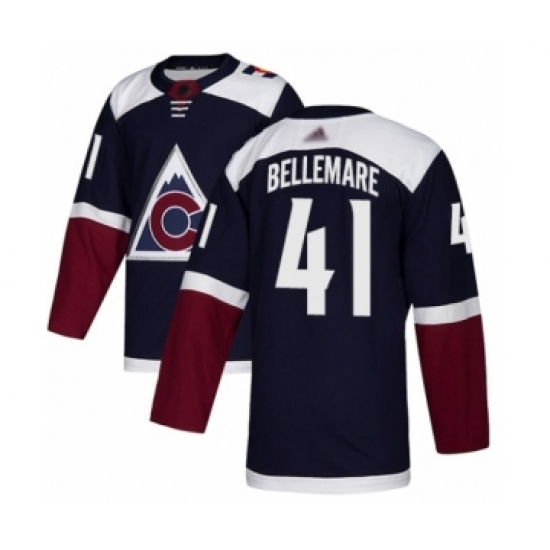 Youth Colorado Avalanche 41 Pierre-Edouard Bellemare Authentic Navy Blue Alternate Hockey Jersey