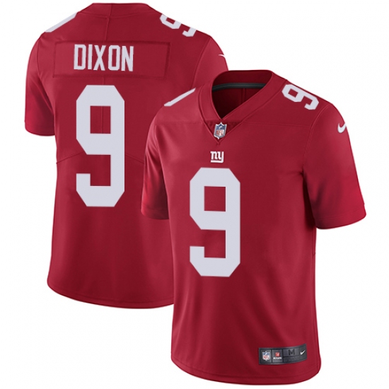 Men's Nike New York Giants 9 Riley Dixon Red Alternate Vapor Untouchable Limited Player NFL Jersey