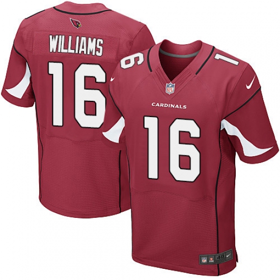 Men's Nike Arizona Cardinals 16 Chad Williams Elite Red Team Color NFL Jersey