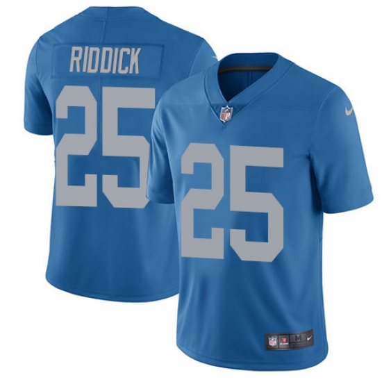 Youth Nike Detroit Lions 25 Theo Riddick Limited Blue Alternate Vapor Untouchable NFL Jersey