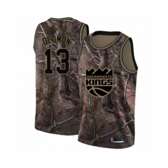 Women's Sacramento Kings 13 Dewayne Dedmon Swingman Camo Realtree Collection Basketball Jersey