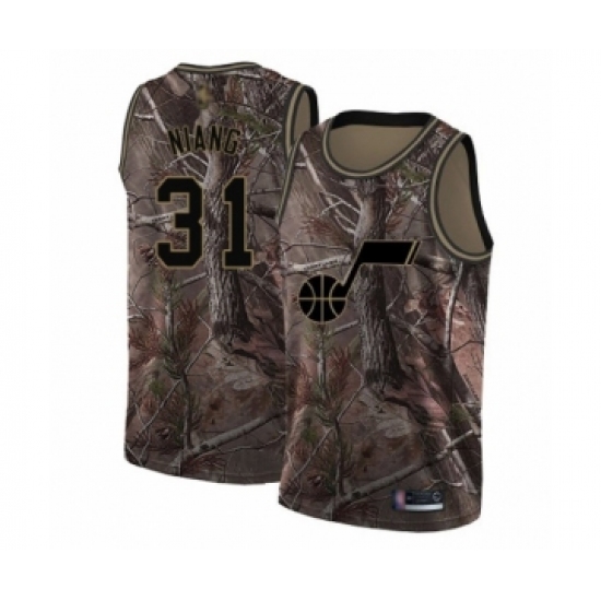 Youth Utah Jazz 31 Georges Niang Swingman Camo Realtree Collection Basketball Jersey