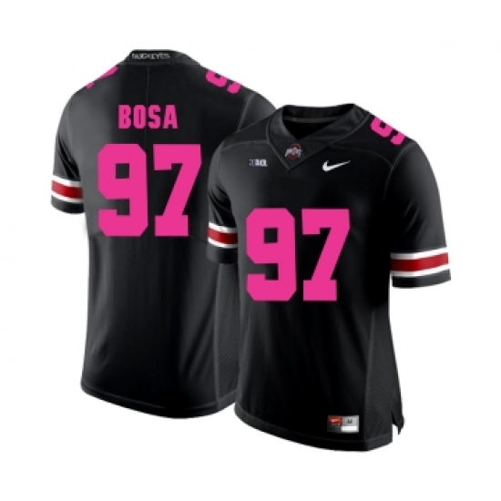 Ohio State Buckeyes 97 Joey Bosa Black 2018 Breast Cancer Awareness College Football Jersey