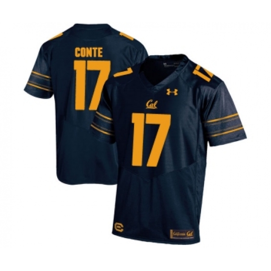 California Golden Bears 17 Chris Conte Navy College Football Jersey