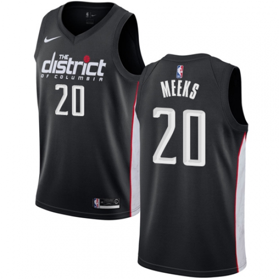 Youth Nike Washington Wizards 20 Jodie Meeks Swingman Black NBA Jersey - City Edition