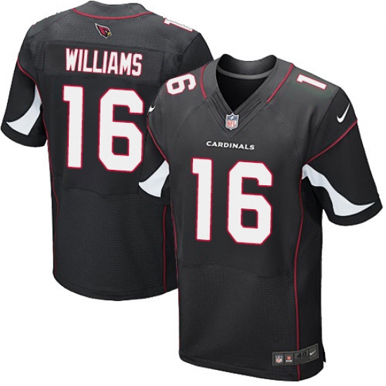 Men's Nike Arizona Cardinals 16 Chad Williams Elite Black Alternate NFL Jersey