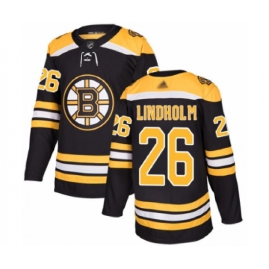 Youth Boston Bruins 26 Par Lindholm Authentic Black Home Hockey Jersey